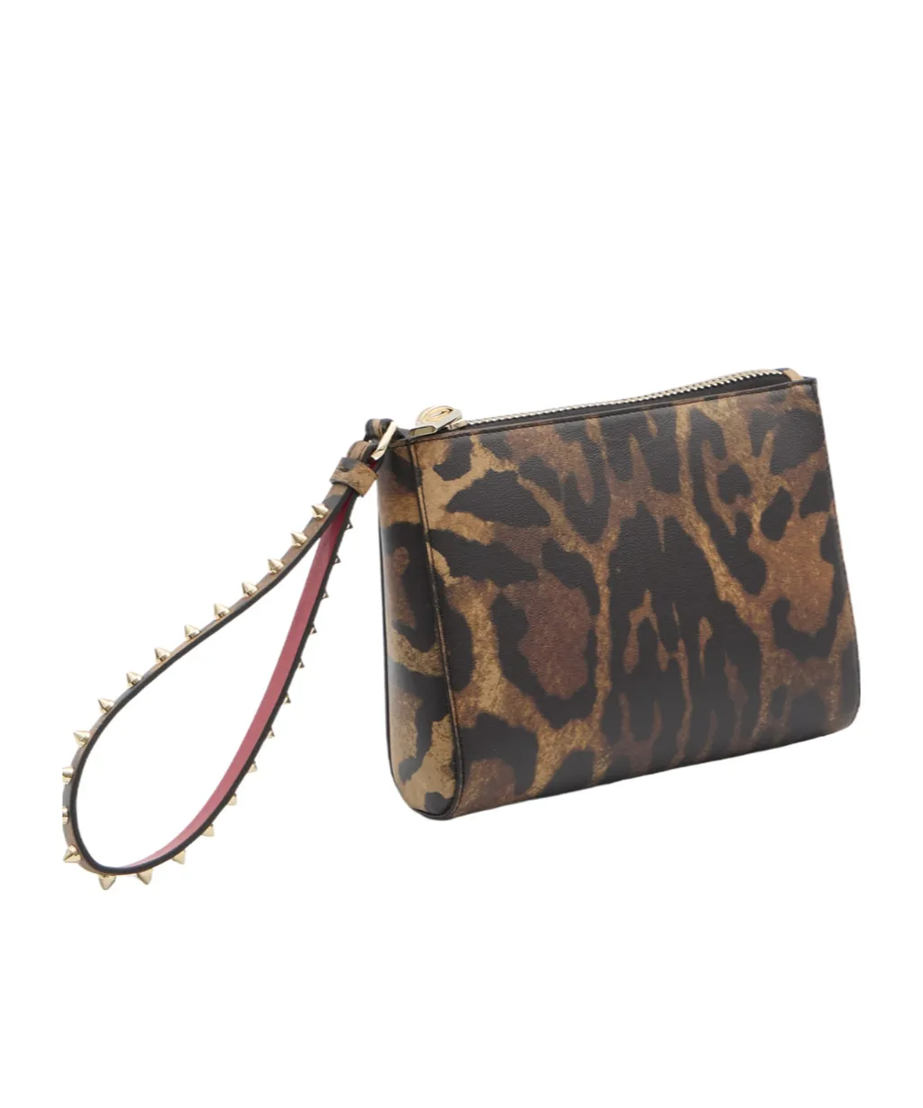 Cabata Leopard-Print Stud-Embellished Mini Bag