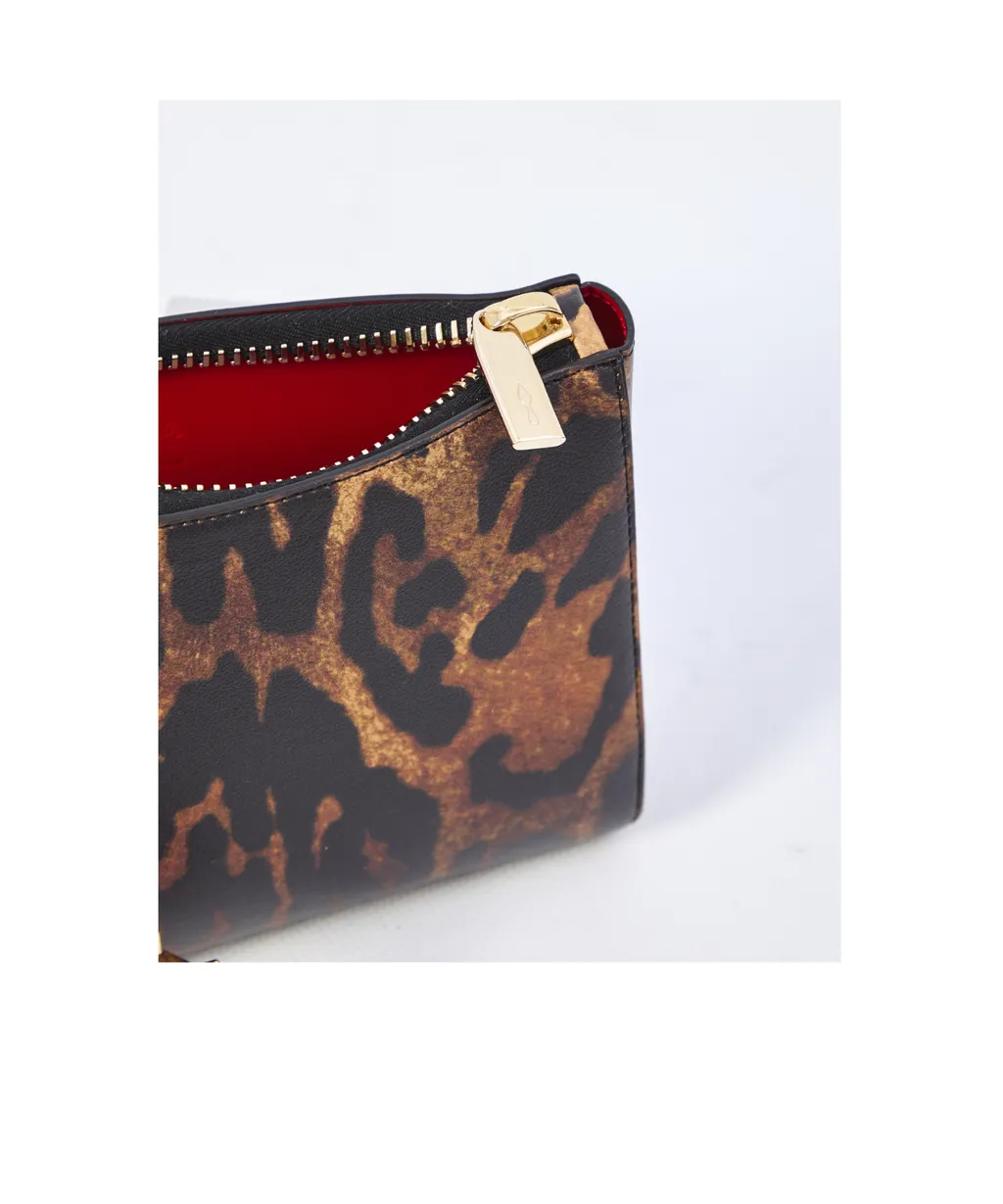 Cabata Leopard-Print Stud-Embellished Mini Bag
