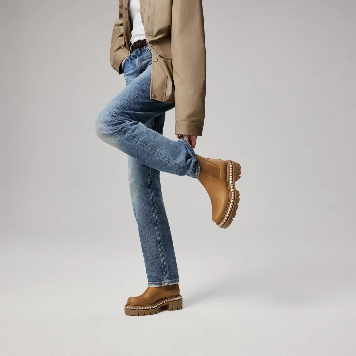 Round-Toe Slip-On Boots