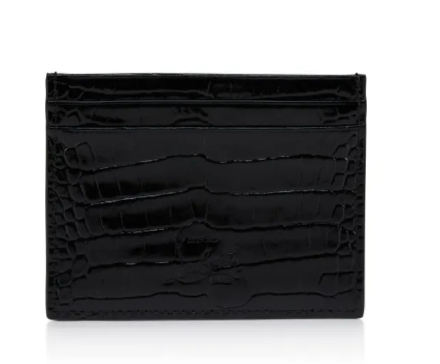 Embossed Logo Plaque Wallet
