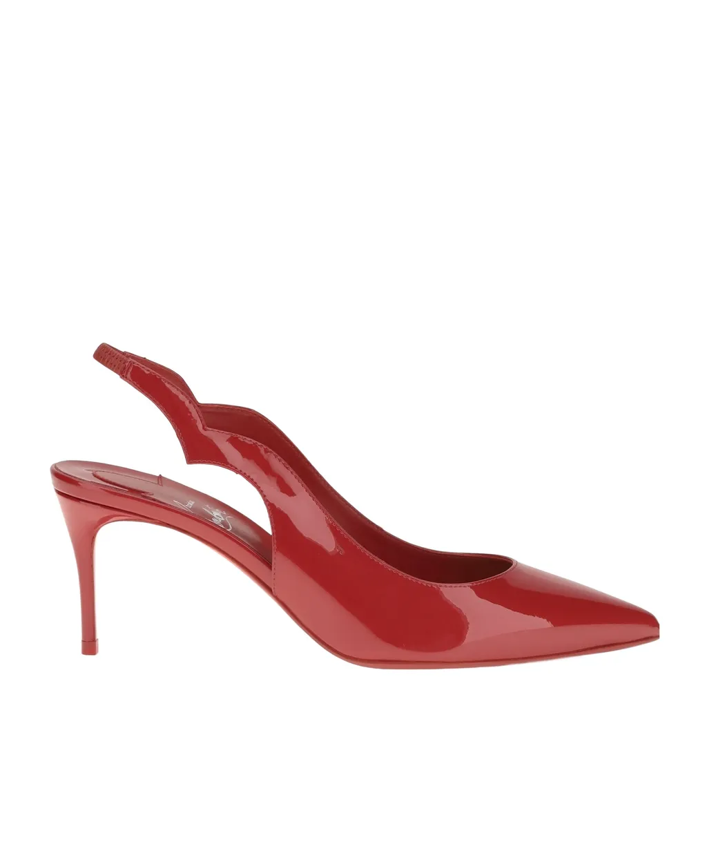 Slingback Patent Pumps