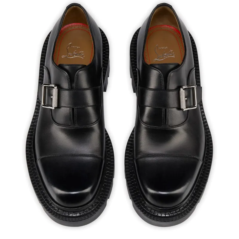 Buckle-Fastening Leather Shoes