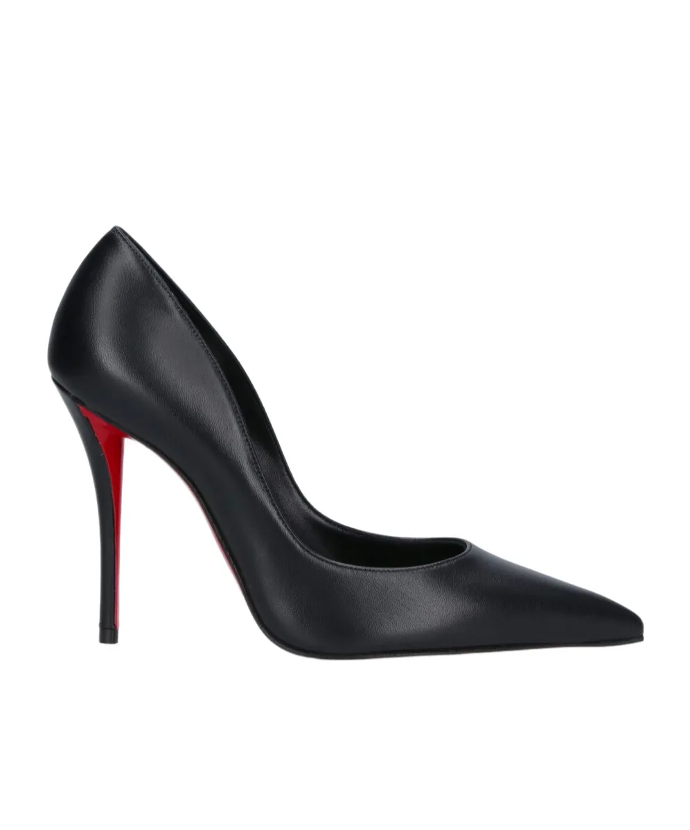 100Mm Miss Z Pointed-Toe Leather Pumps