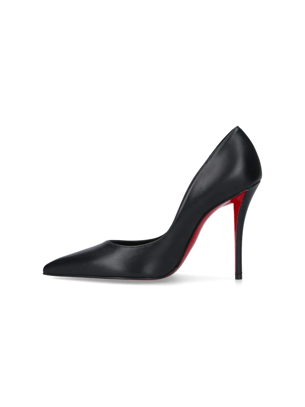 100Mm Miss Z Pointed-Toe Leather Pumps
