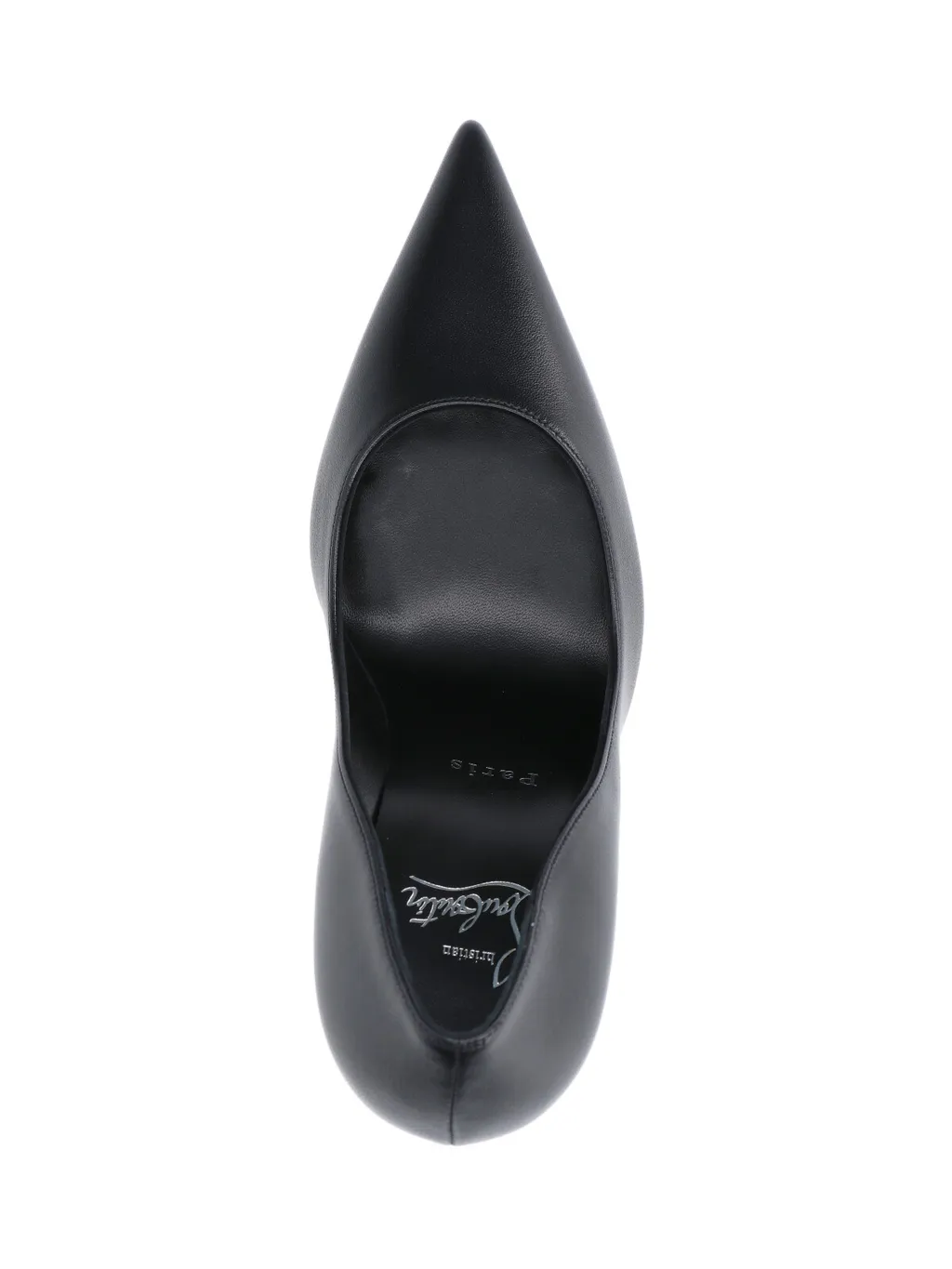 100Mm Miss Z Pointed-Toe Leather Pumps