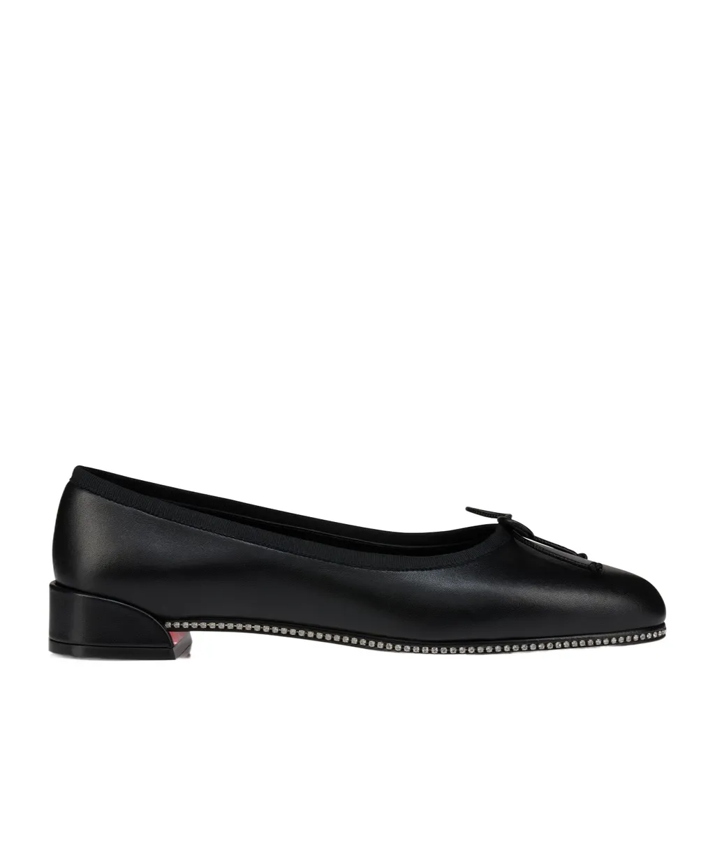 Embellished Round-Toe Flat Shoes