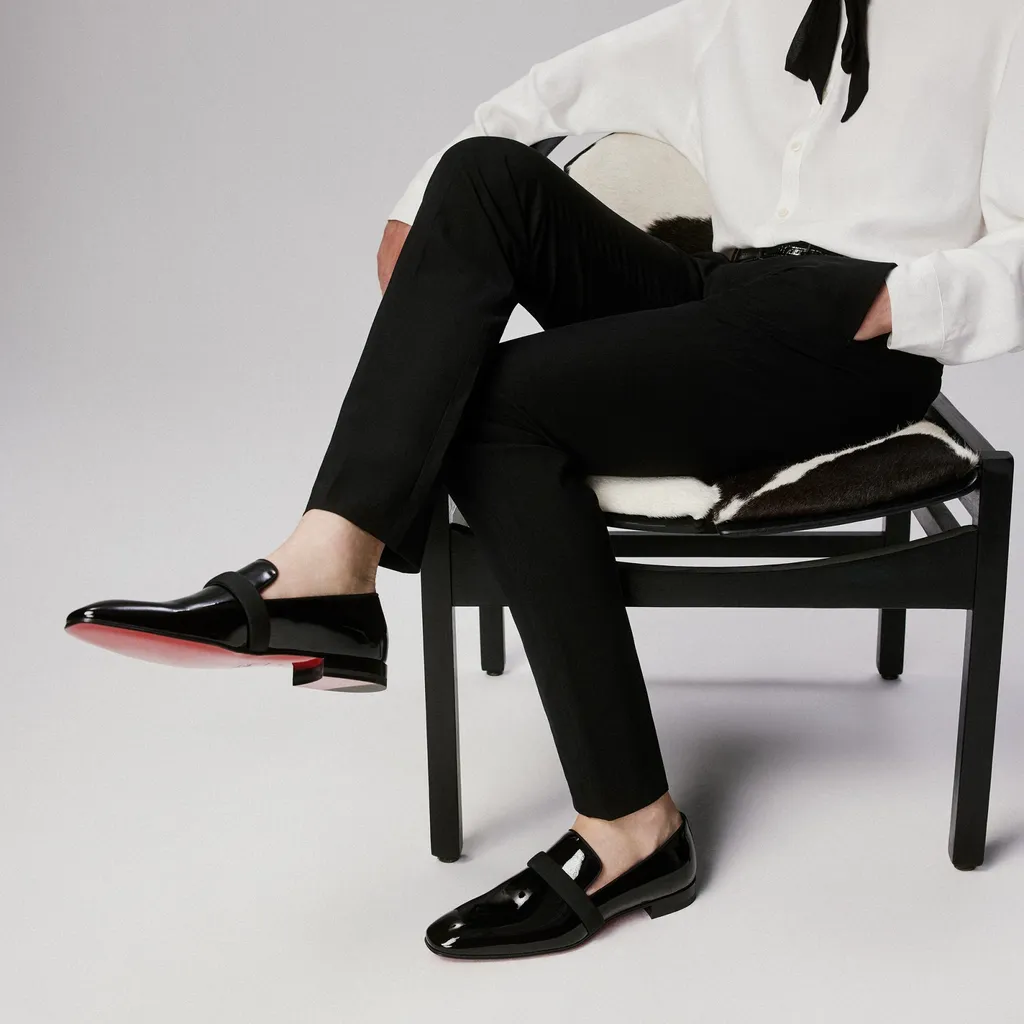 Dandydeco Ribbon Leather Loafers