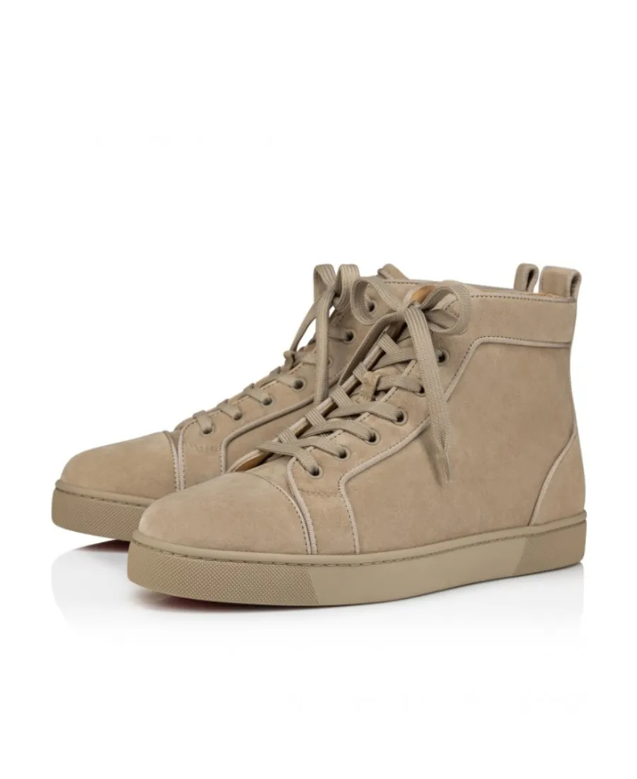 Louis High-Top Suede Sneakers