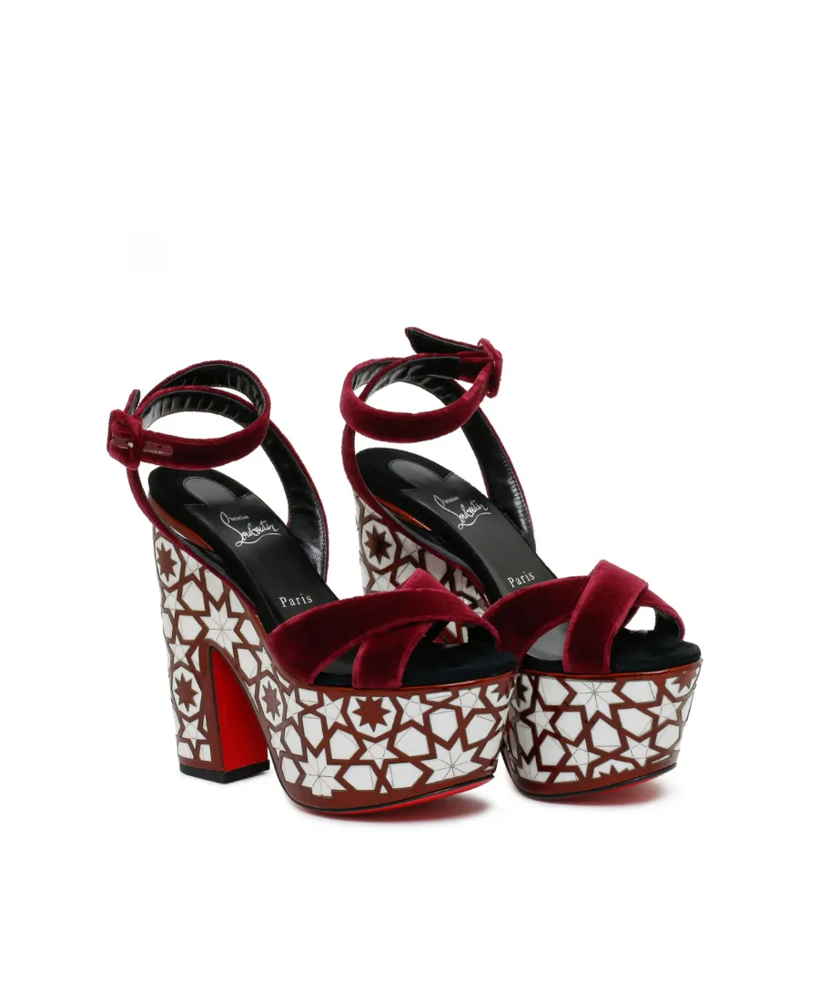 Thick Soled High-Heeled Sandals