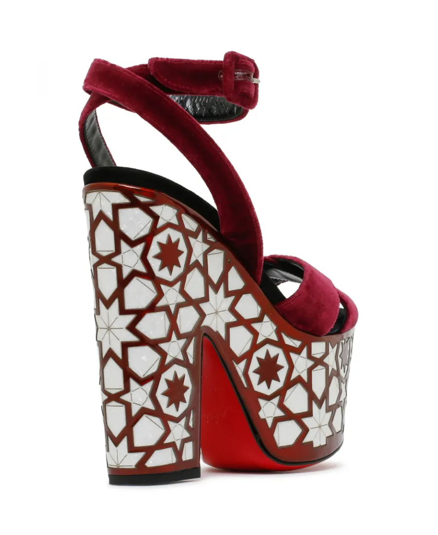 Thick Soled High-Heeled Sandals