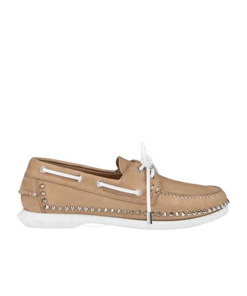 Gerockel Stud Detailed Boat Shoes