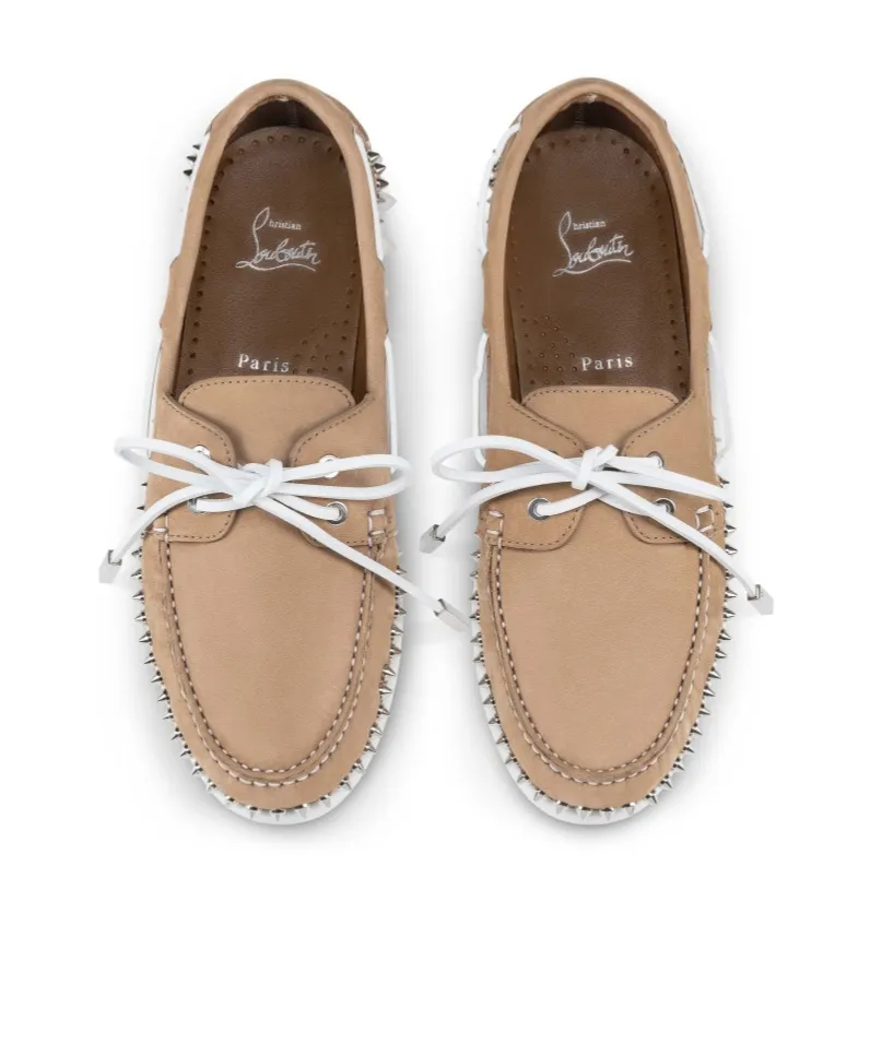 Gerockel Stud Detailed Boat Shoes