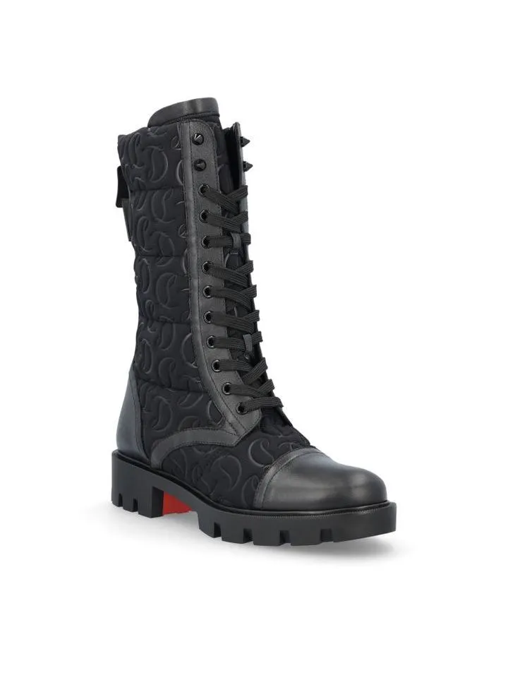 Padded Laced Ankle Boots