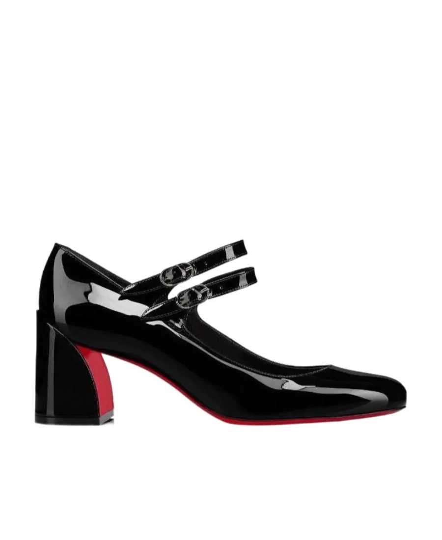 Miss Jane Double-Strapped Pumps