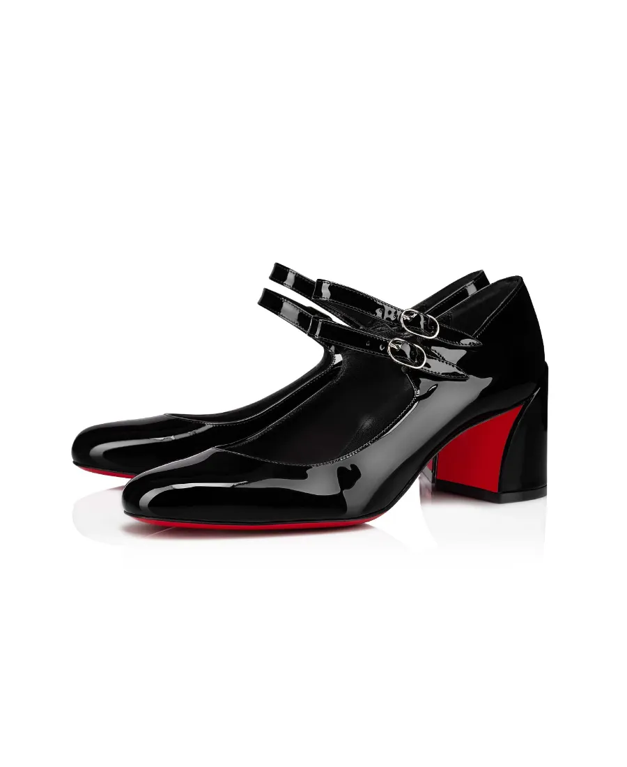 Miss Jane Double-Strapped Pumps