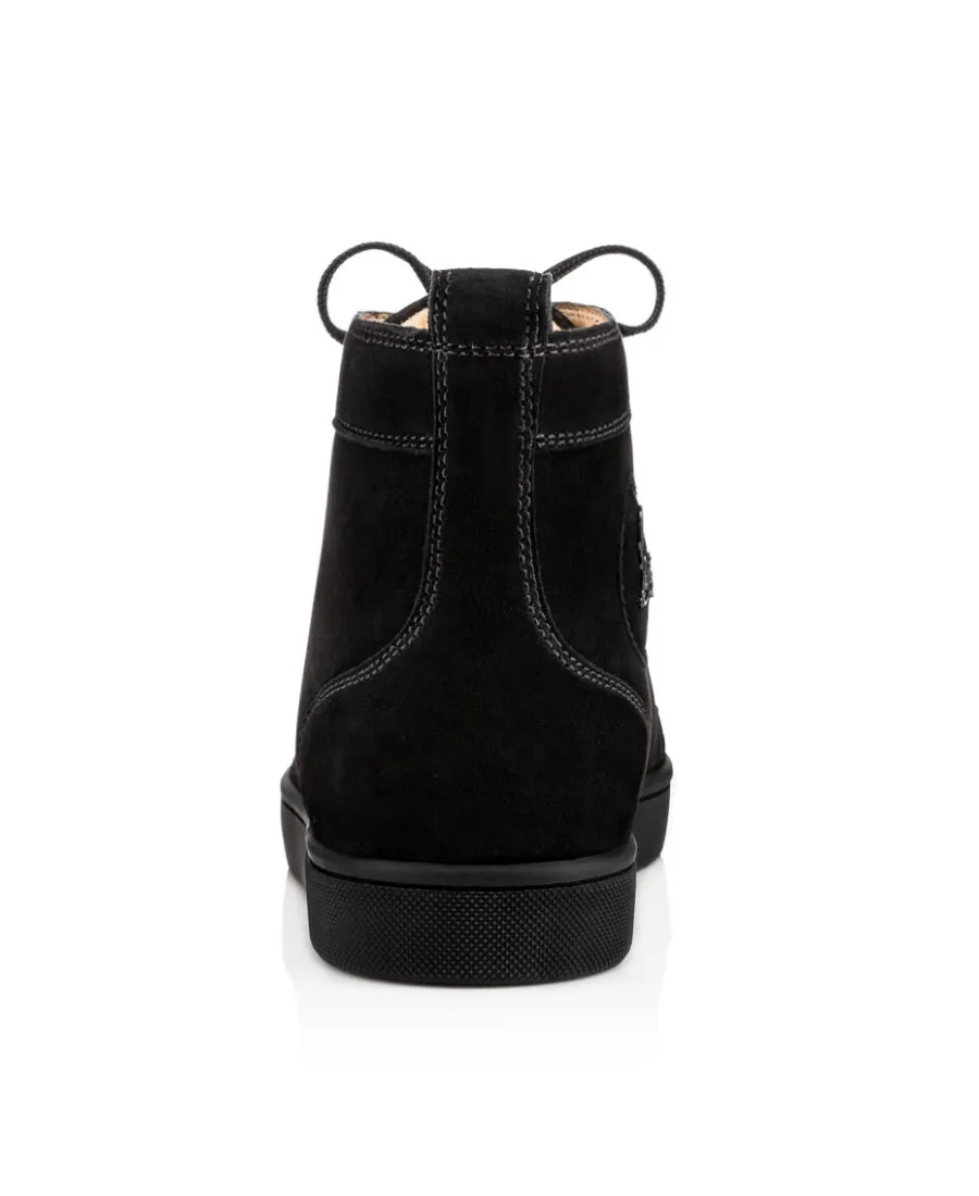 Lou Spikes Embellished High-Top Sneakers