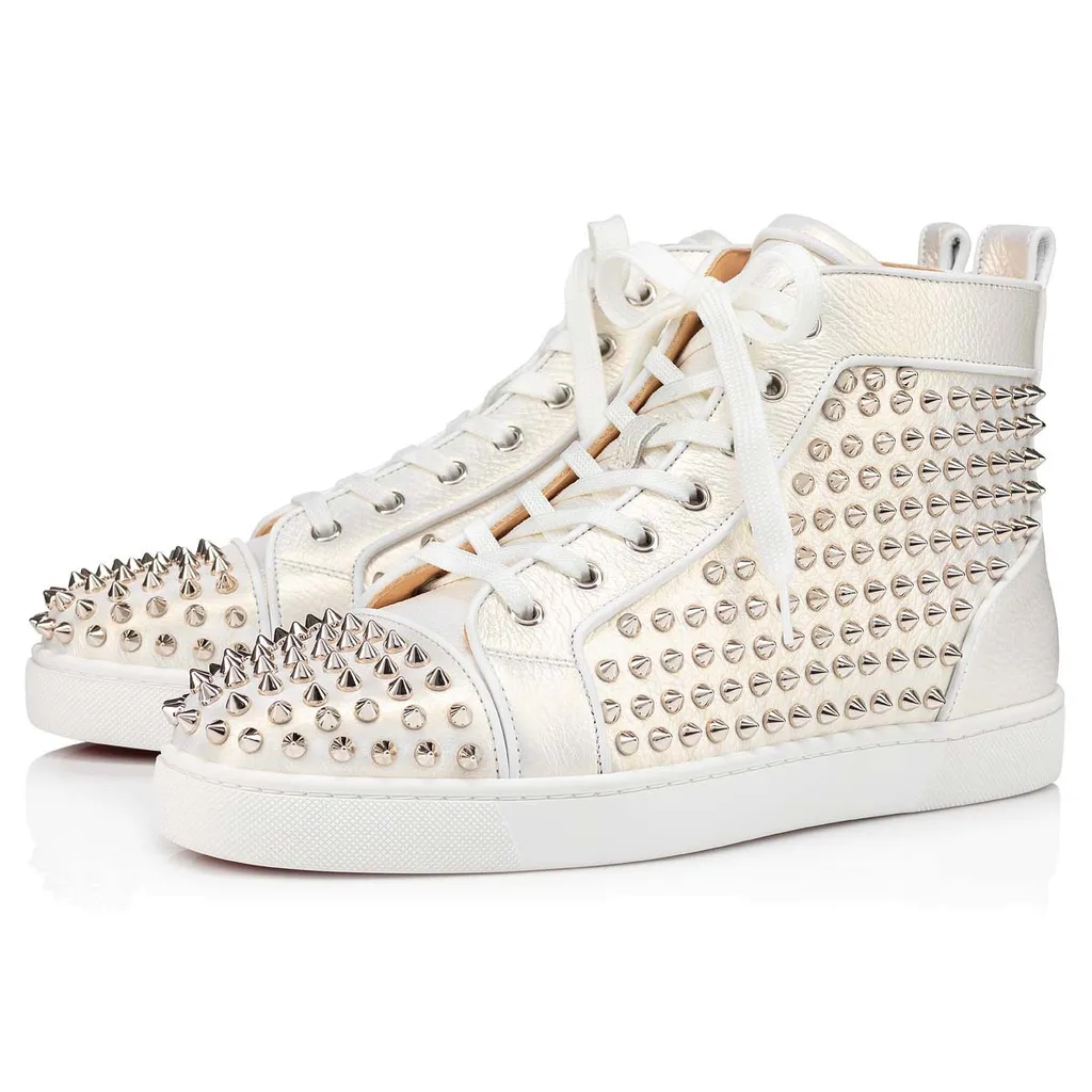Rivet Logo High-Top Casual Sneakers