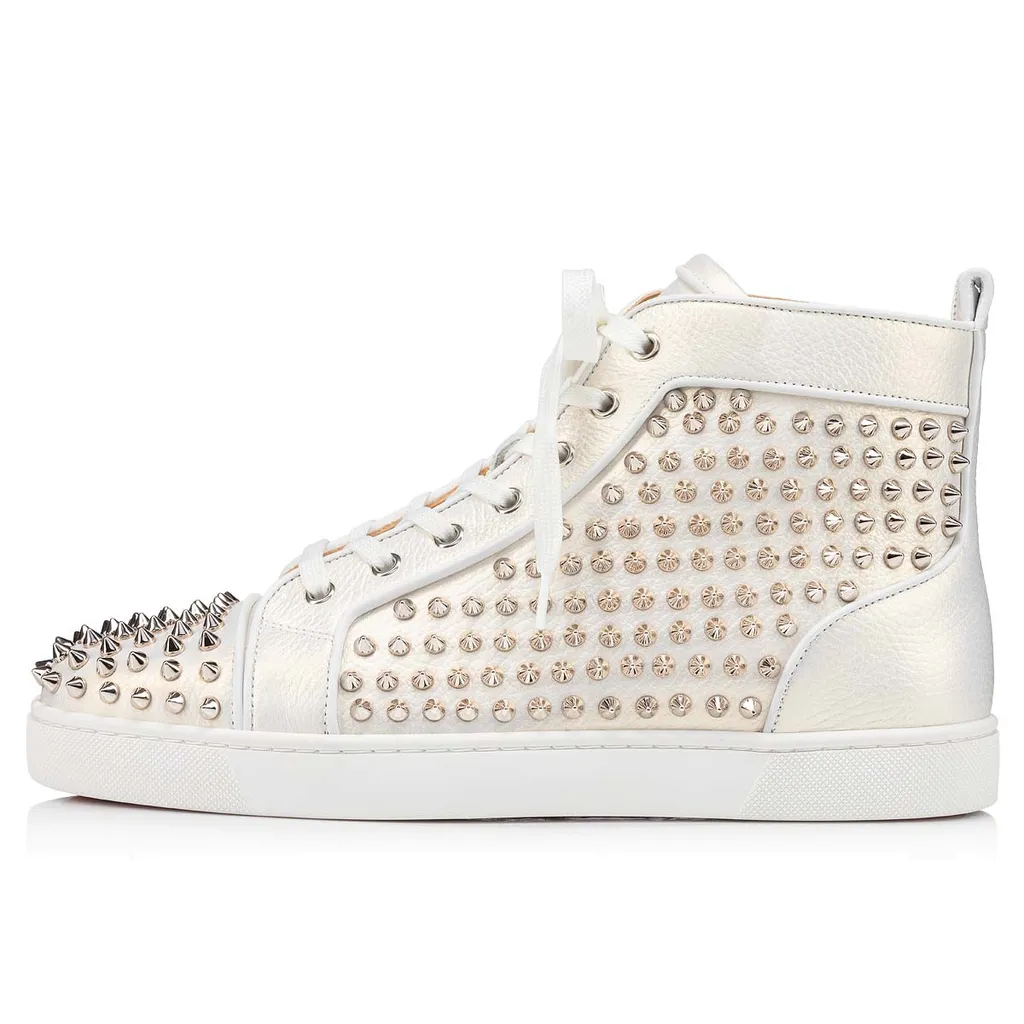 Rivet Logo High-Top Casual Sneakers
