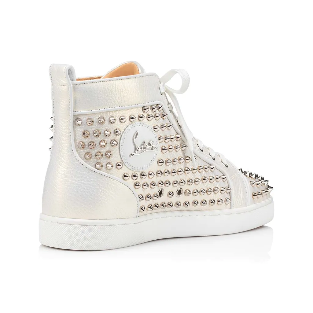 Rivet Logo High-Top Casual Sneakers