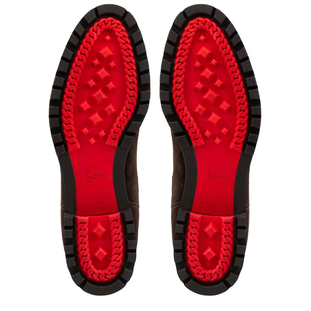 Logo Middle Heel Elastic High Upper Shoes
