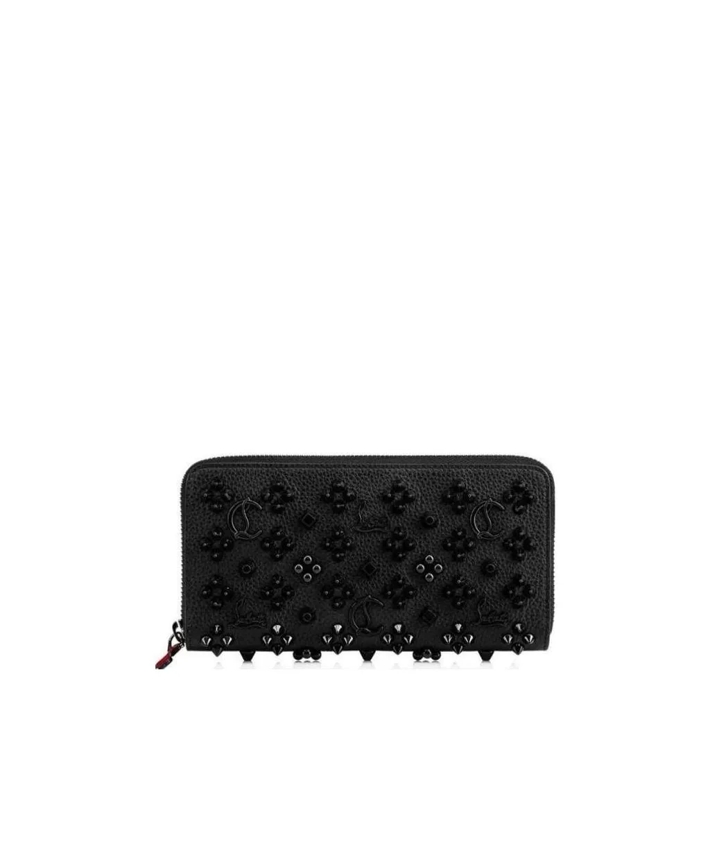Panettone Studded Zip-Around Wallet