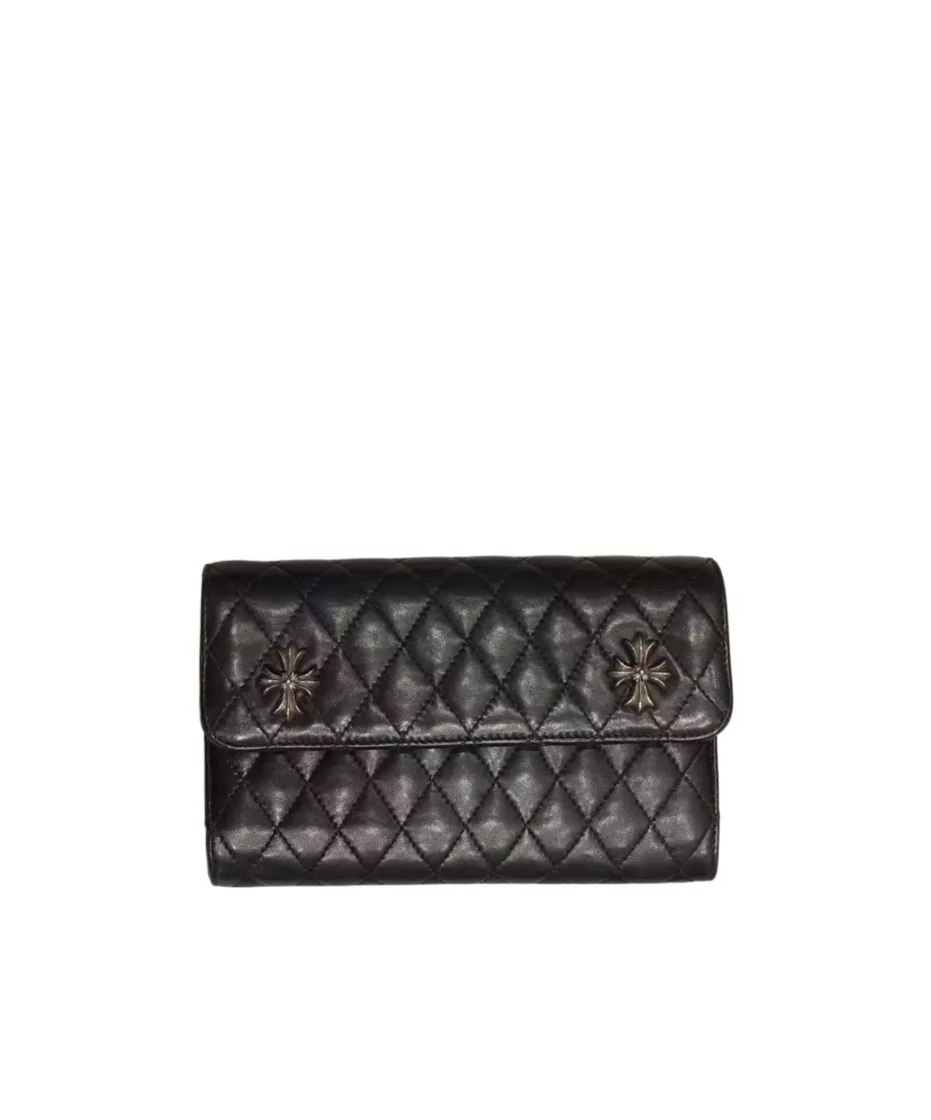 Flap Quilted Wallet