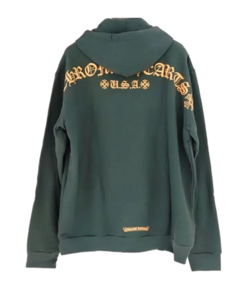 Hooded Sweatshirt With Lettering On The Back