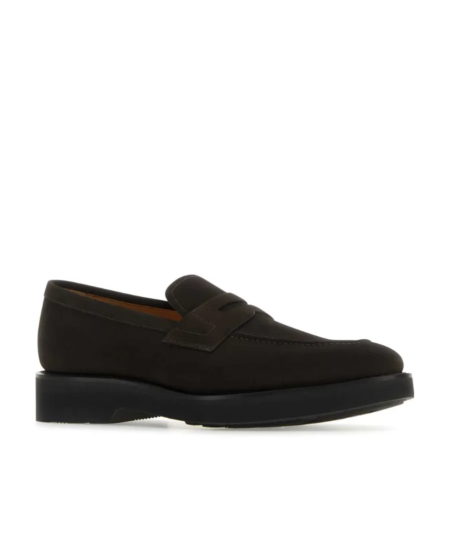 Round-Toe Slip-On Loafers