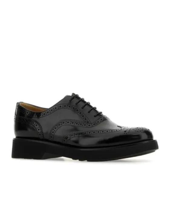 Round-Toe Lacve-Up Shoes