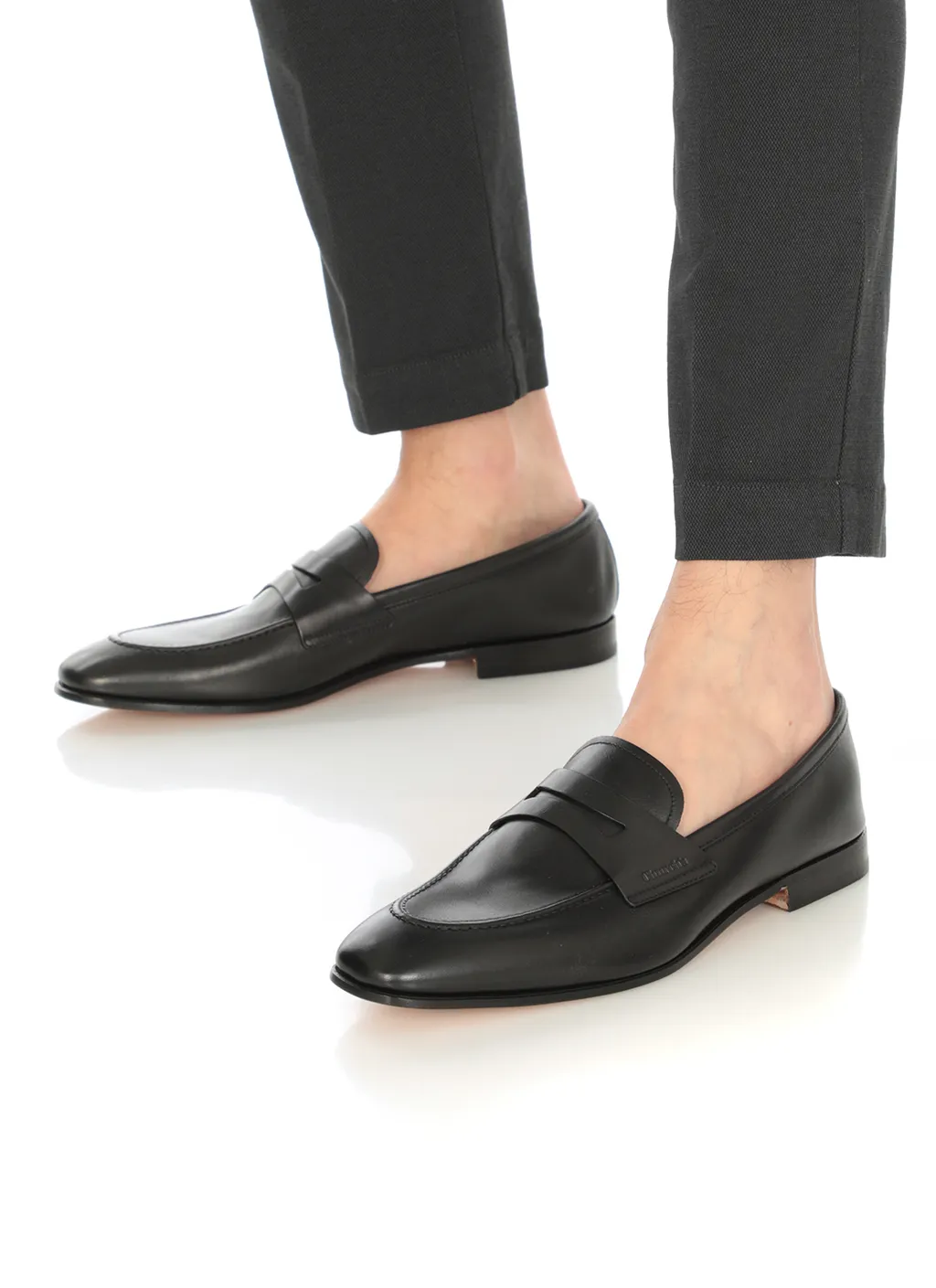 Logo Embossed Loafers