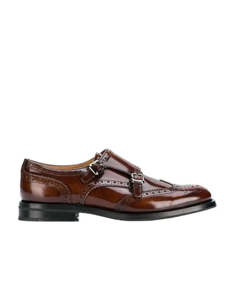 Lana Monk Brogue Detailed Loafers