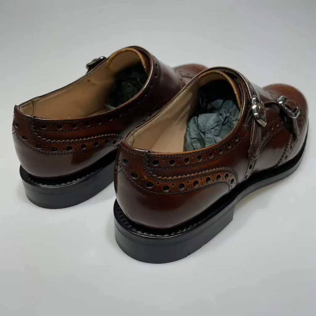 Lana Monk Brogue Detailed Loafers