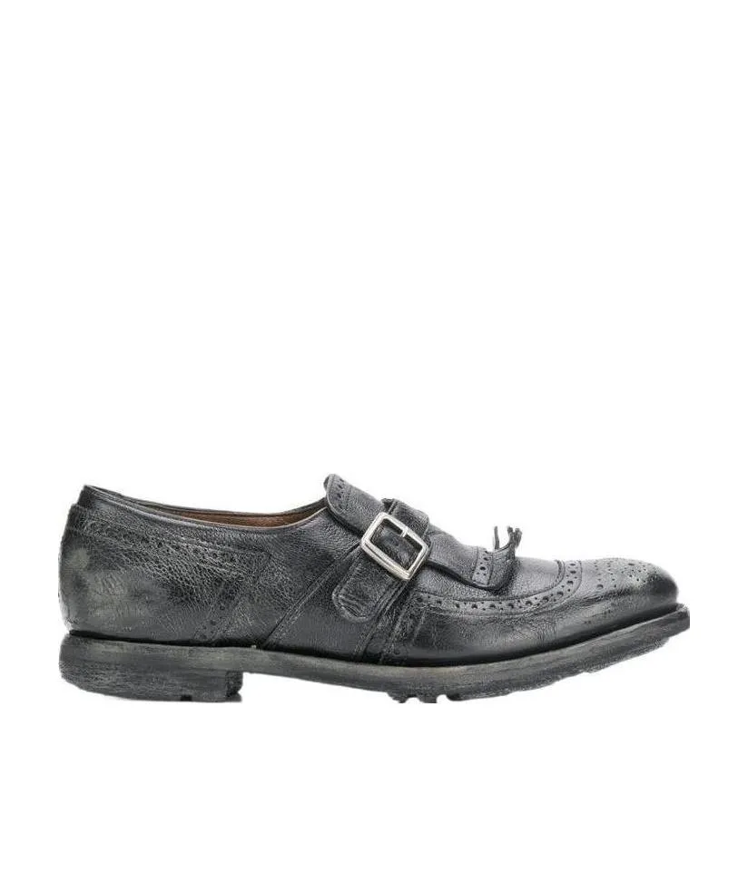 Shanghai Brogue Monk Shoes