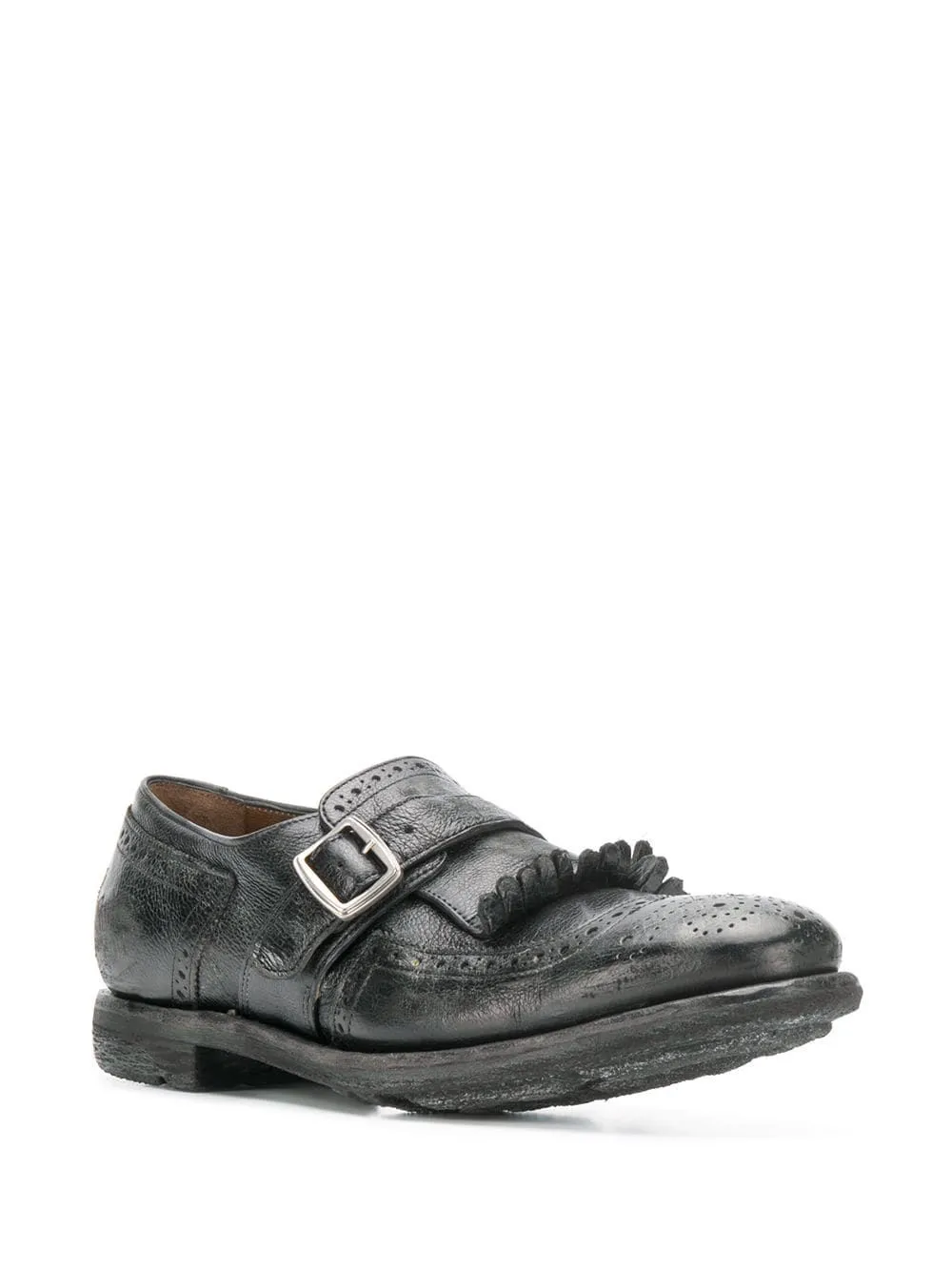 Shanghai Brogue Monk Shoes
