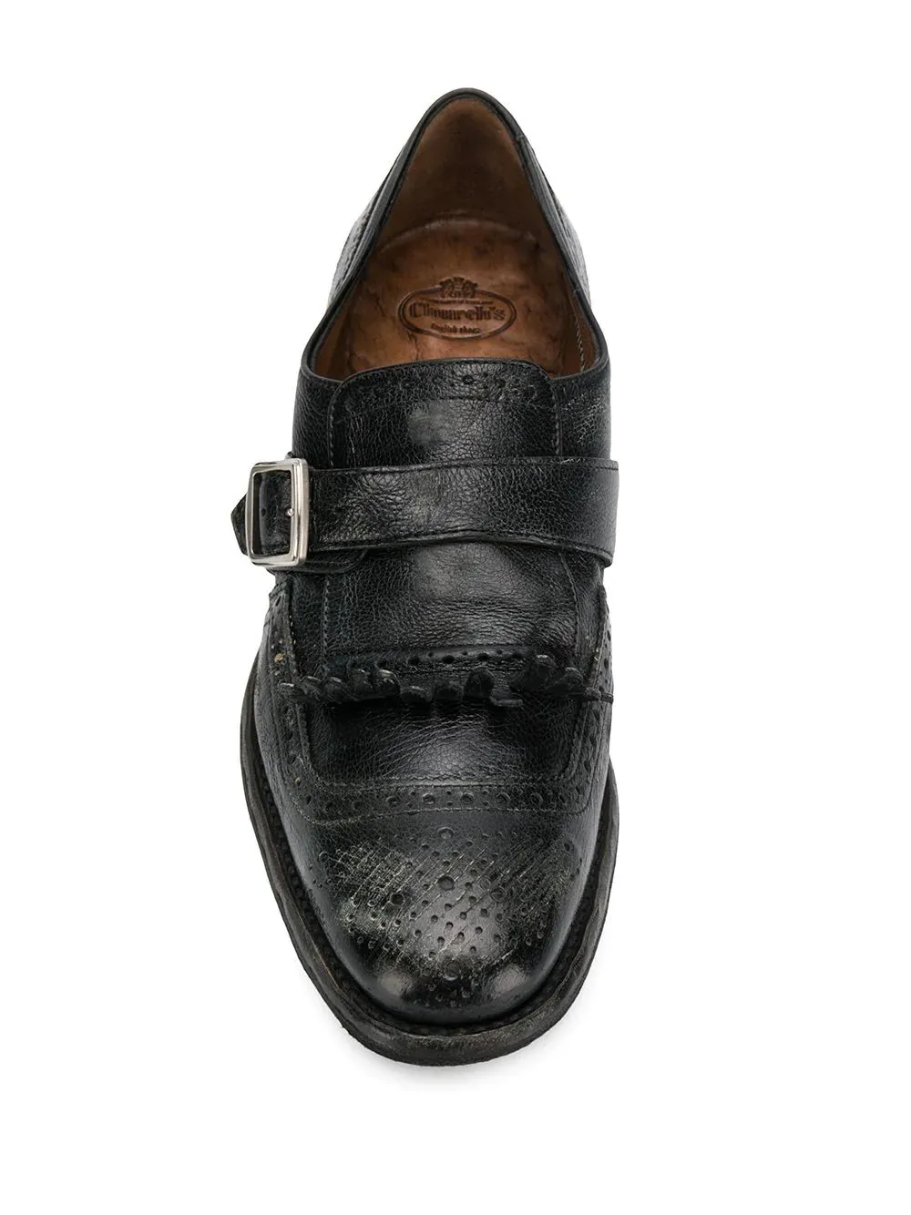 Shanghai Brogue Monk Shoes