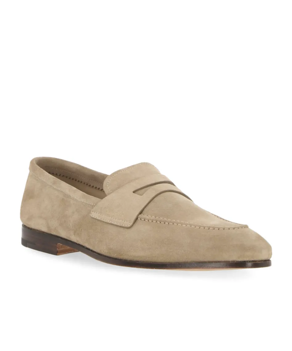 Round-Toe Slip-On Loafers
