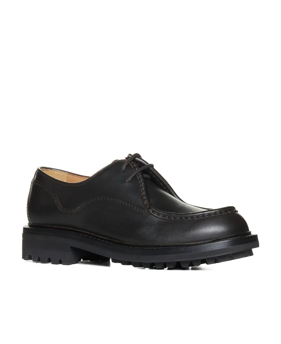 Round-Toe Lace-Up Shoes