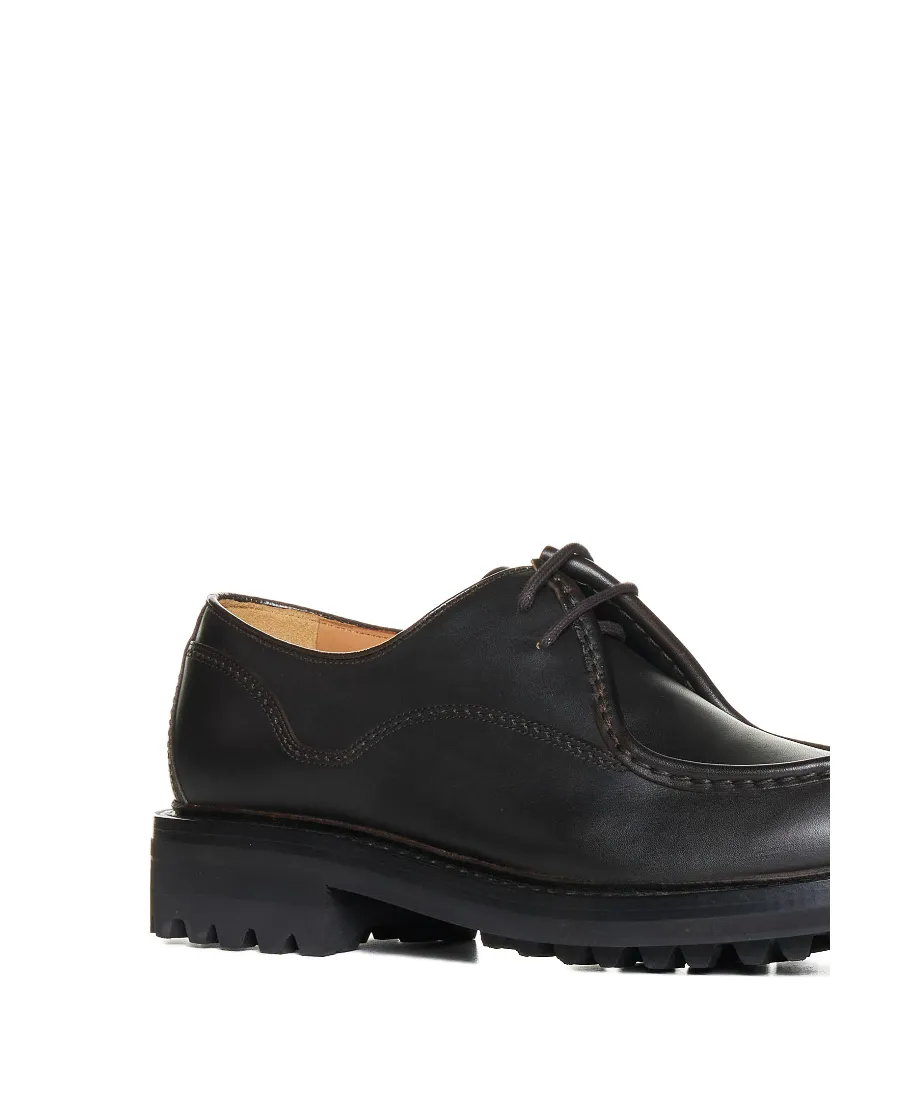 Round-Toe Lace-Up Shoes