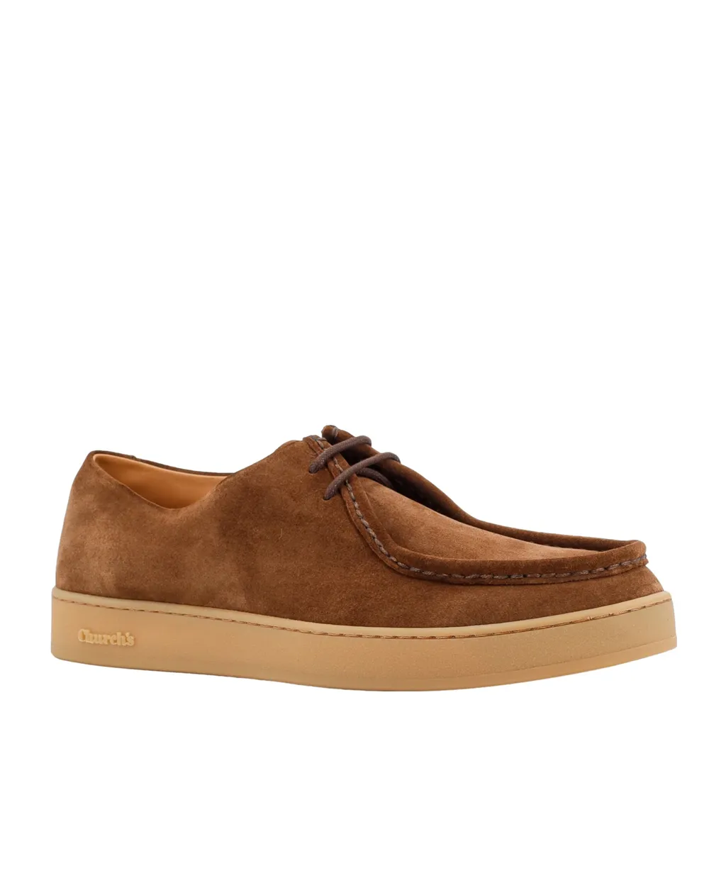 Logo Embossed Lace-Up Shoes