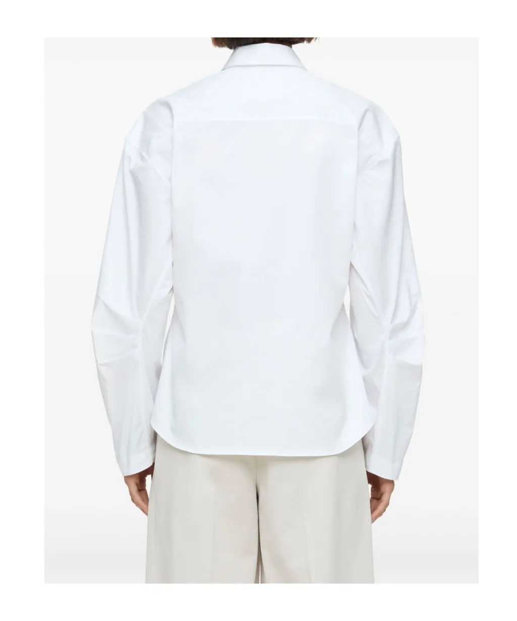 Pleated Sleeve Shirt
