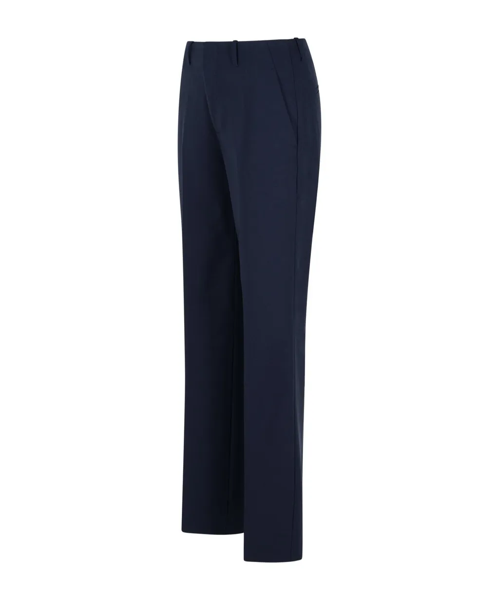 Sasia Pleated Straight-Leg Pants
