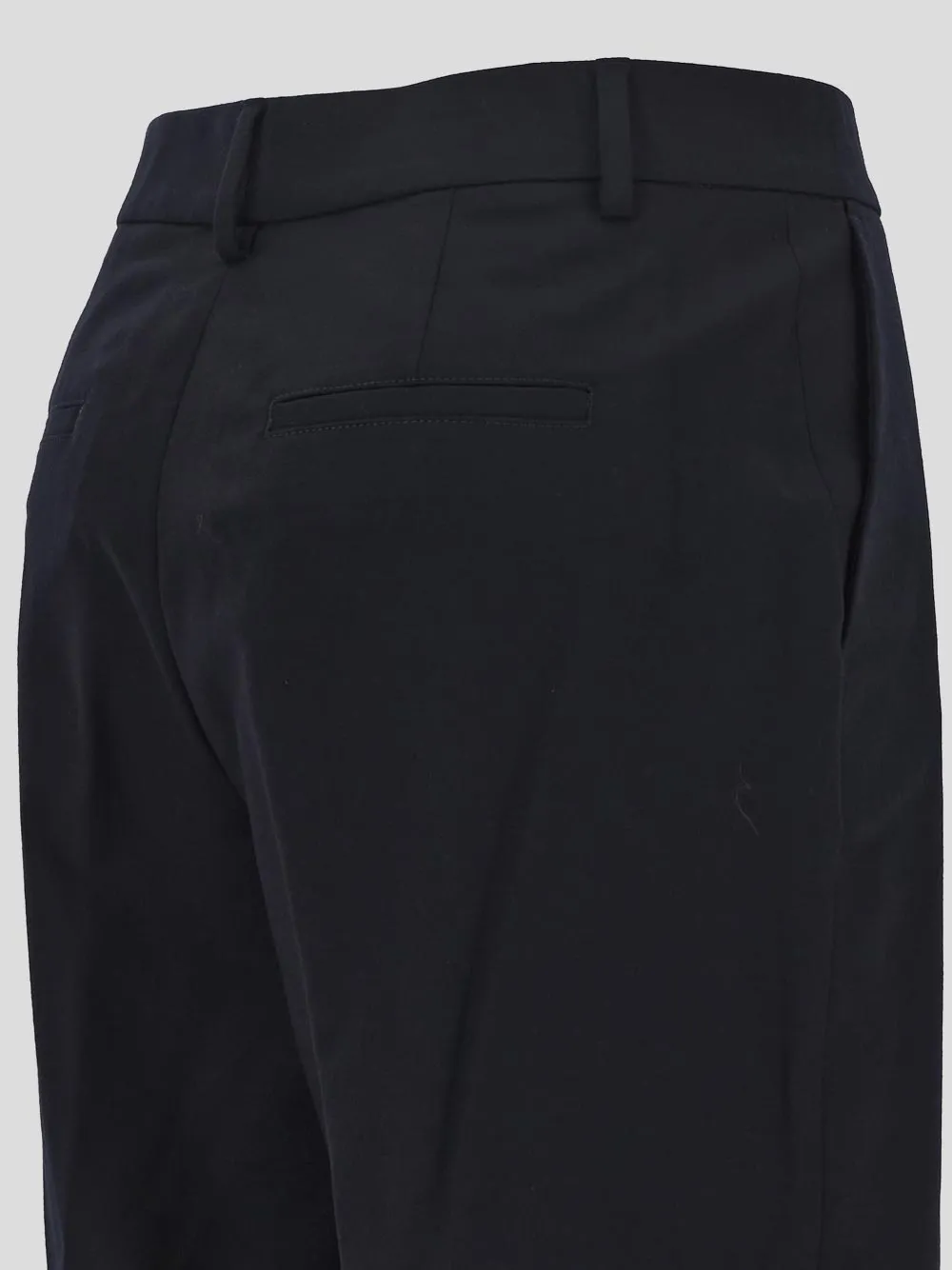 Straight-Leg Virgin-Wool Trousers