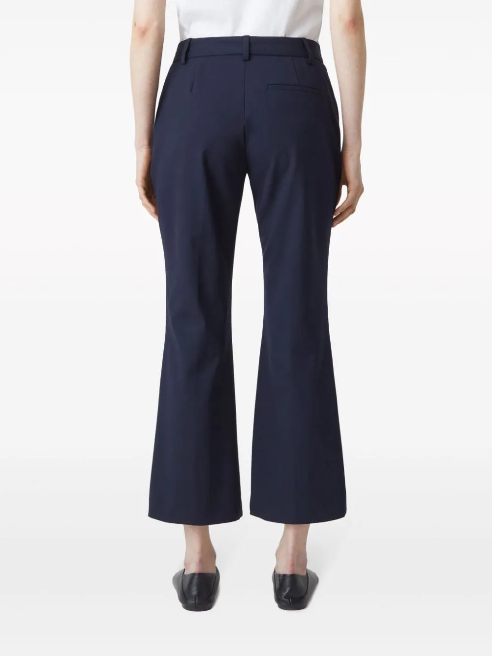 Wharton Cropped Flared Trousers