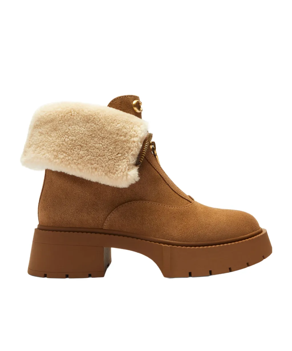 Zip Shearling Trainers