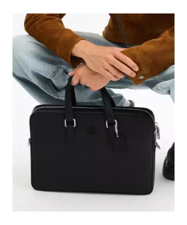 Caden Top Handle Leather Briefcase