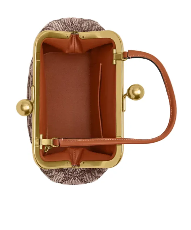 Kisslock Frame Handbag