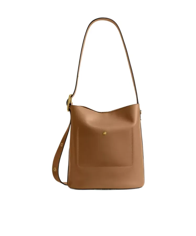 Bleecker Grained Leather Shoulder Bag