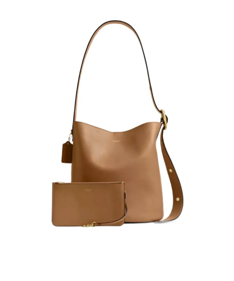 Bleecker Grained Leather Shoulder Bag