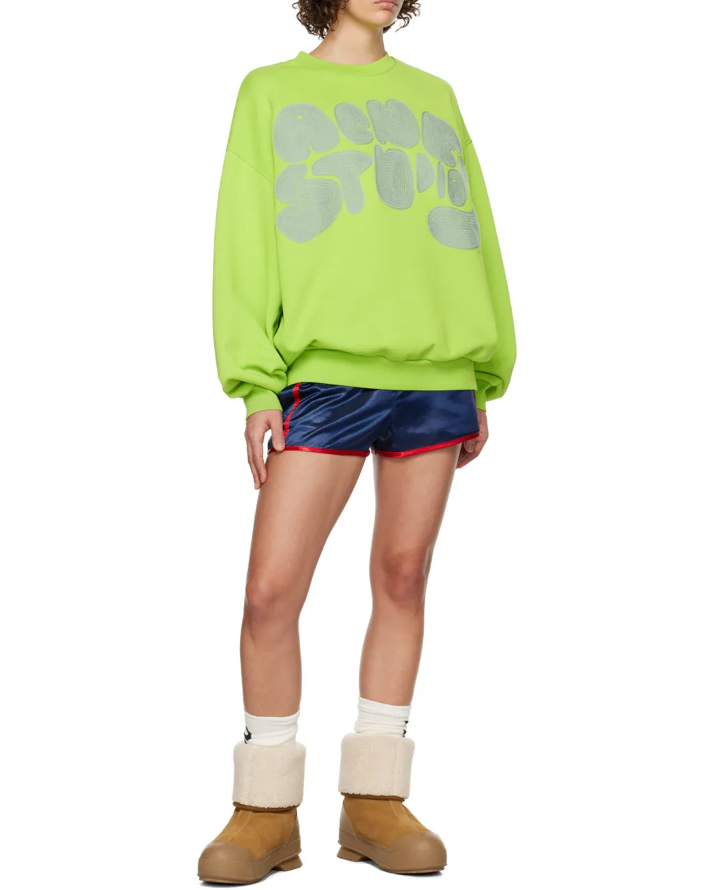 Round-Collar Long-Sleeve Hoodie