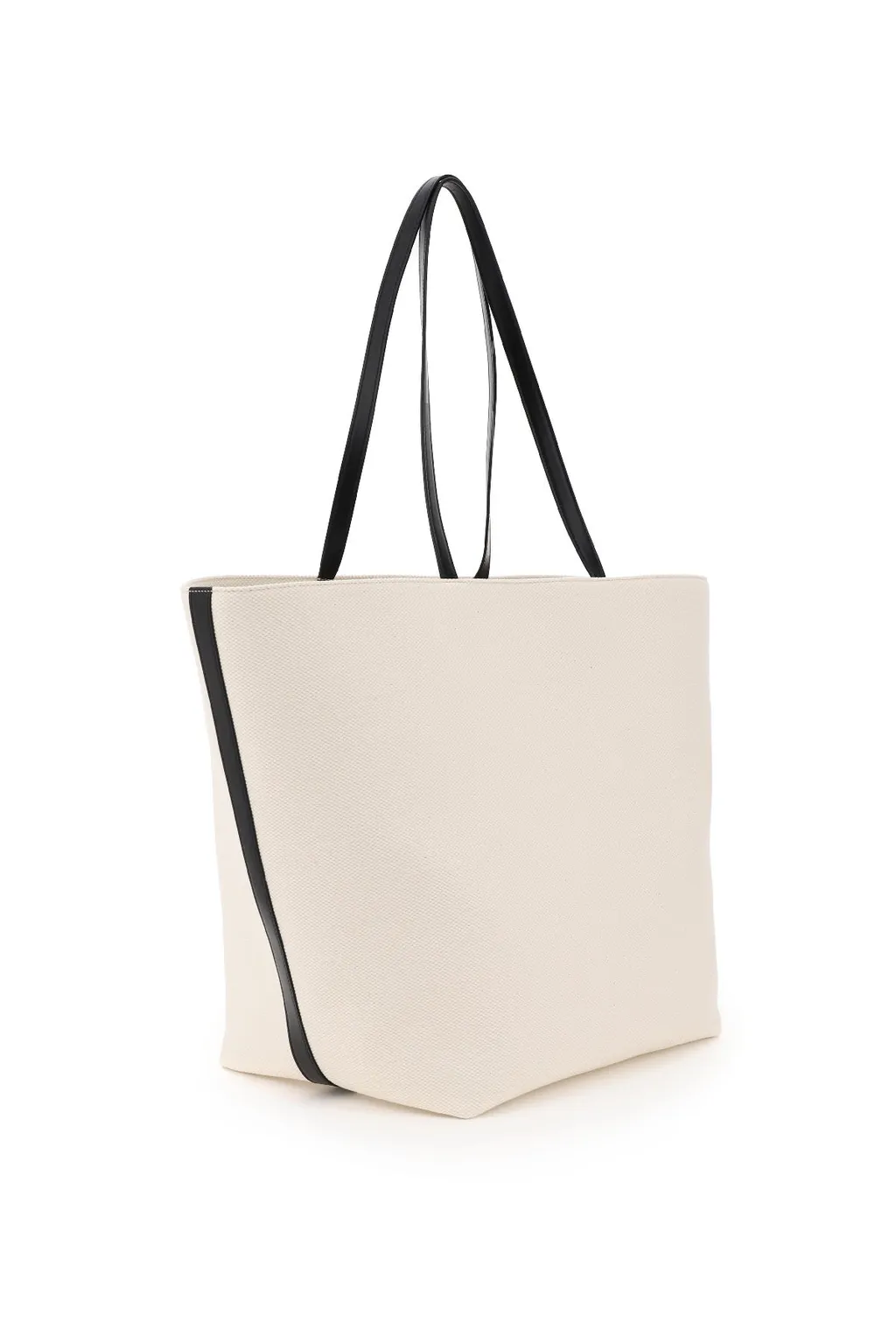 Cabas Maillon Triomphe In Textile And Calfskin